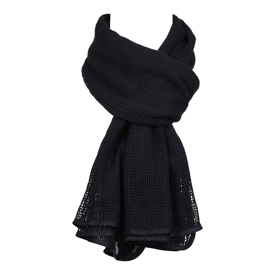 Fosco - Net scarf zwart